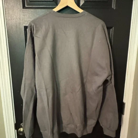 NWOT Mock Neck Sweatshirt XOXO Checkerboard Pink Gray Red Extra Large - Picture 3 of 3